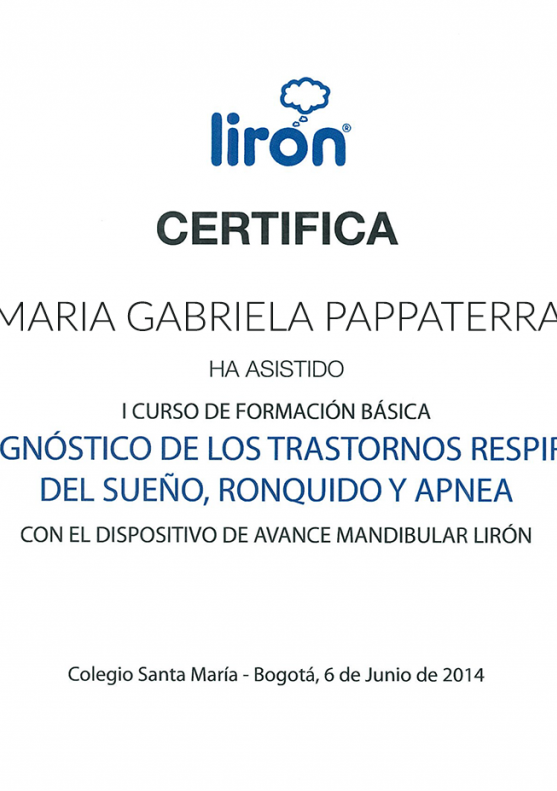 Diploma trastornos respiratorios