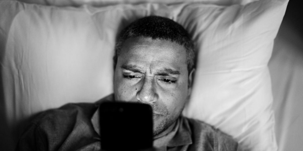 adicción al celular celular antes de dormir